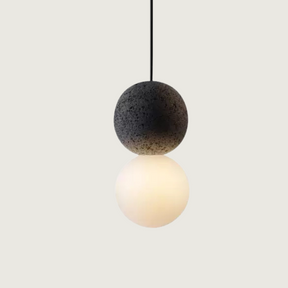 Lampe Suspendue Géométrique en Verre - Éclairage Chaleureux et Élégant