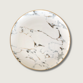 Assiettes en Marbre de Luxe - Élégance Intemporelle pour Votre Table