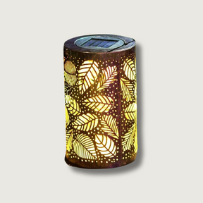 Lampe Solaire en Feuille - Éclairage Écologique et Ambiance Chaleureuse