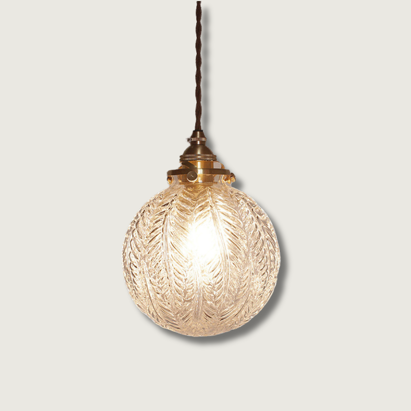 Lampe Suspendue Vintage Sphérique - Élégance Classique pour Votre Intérieur