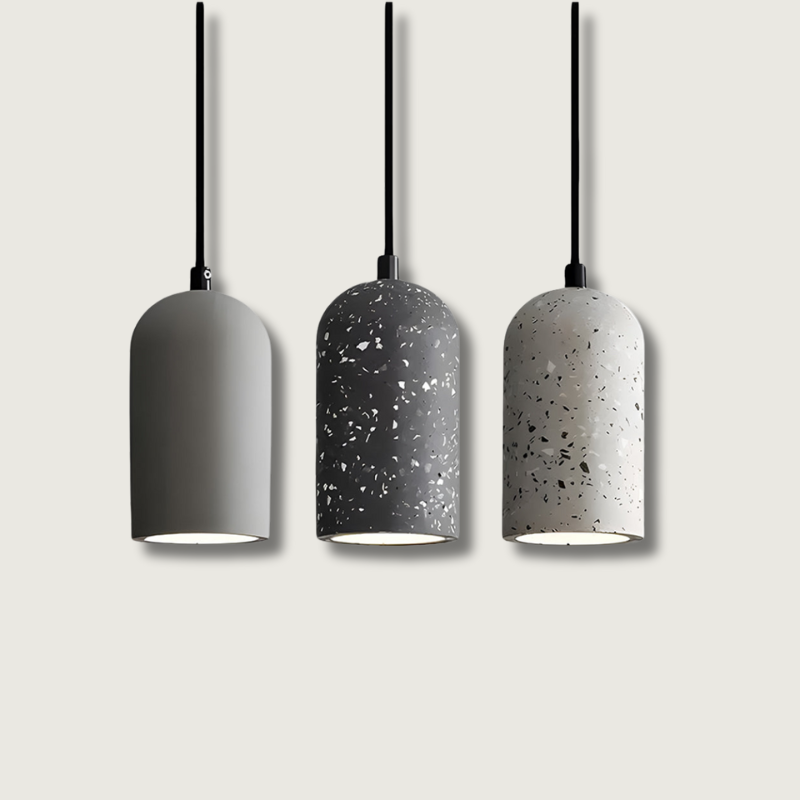 Lampe Suspendue en Béton - Éclairage Durable et Élégant