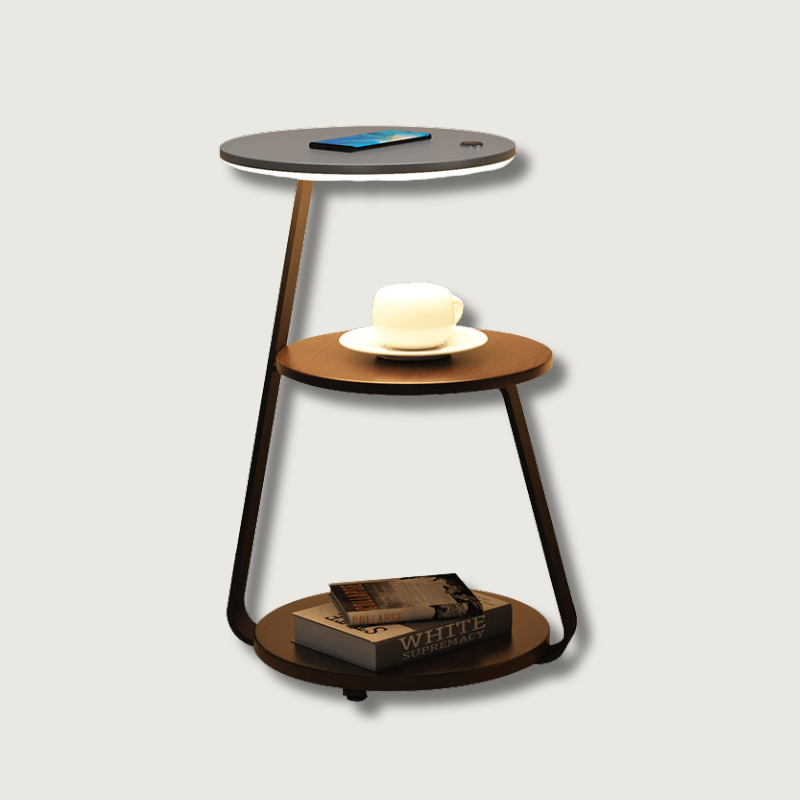 Table d'appoint Design Élégant - Rangement Pratique et Style Moderne