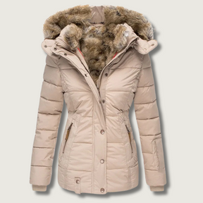 Manteau d'Hiver en Fausse Fourrure - Chic et Chaud pour Jours Froids
