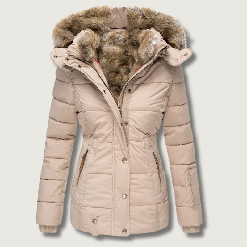 Manteau d'Hiver en Fausse Fourrure - Chic et Chaud pour Jours Froids