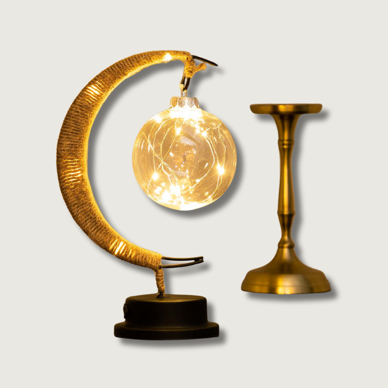 Lampe de Lune LED - Ambiance Apaisante et Magique