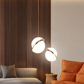 Suspension Contemporaine en PVC - Éclairage Élégant et Polyvalent