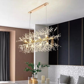 Lustre en Cristal Flocon de Neige - Élégance Contemporaine et Illumination Éblouissante