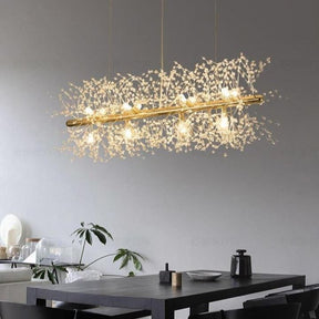Lustre en Cristal Flocon de Neige - Élégance Contemporaine et Illumination Éblouissante