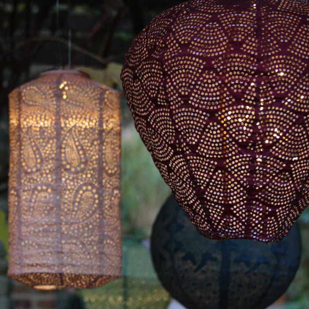 Lanterne Solaire Décorative pour Jardin - Ambiance Chaleureuse et Écologique