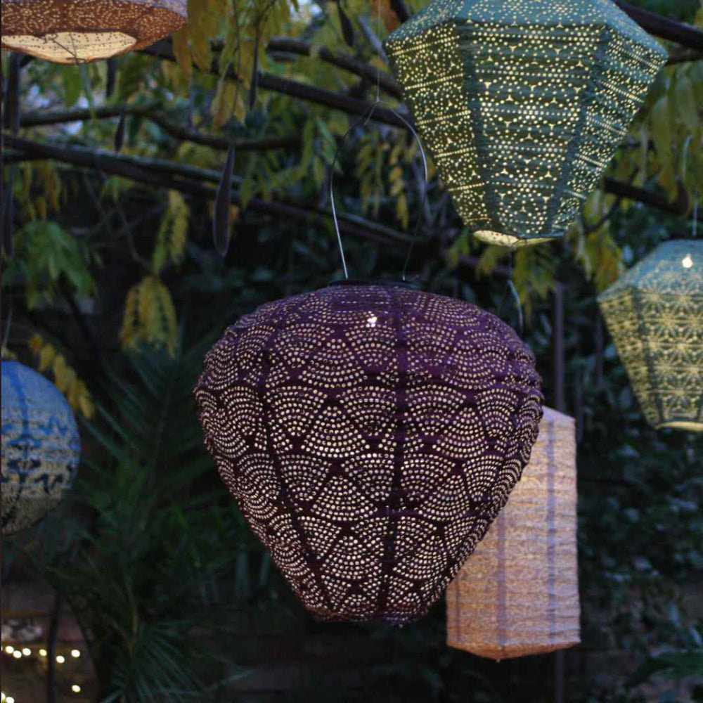 Lanterne Solaire Décorative pour Jardin - Ambiance Chaleureuse et Écologique