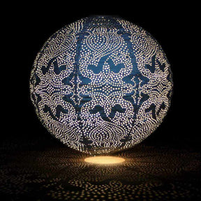 Lampe Solaire Globe Décorative - Design Marrakeck et Résistante aux Intempéries