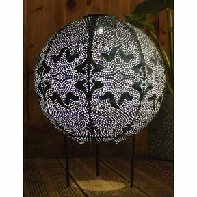 Lampe Solaire Globe Décorative - Design Marrakeck et Résistante aux Intempéries