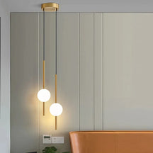Lampe Suspendue en Bois Naturel - Style Élégant et Ambiance Personnalisable