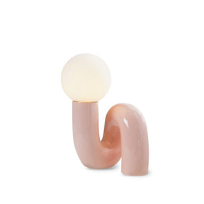 Lampe de Table en Résine et Verre - Design Spiral Élégant et Durable