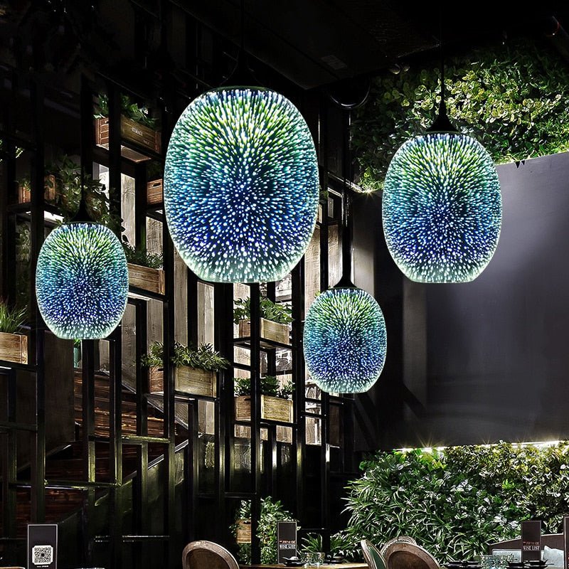 Lampe en Verre Écologique - Design Élégant et Lumineux