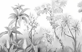 Papier Peint Panoramique Noir et Blanc