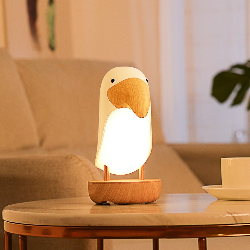 Lampe de Nuit LED avec Haut-Parleur - Veilleuse Dimmable et Musique Bluetooth