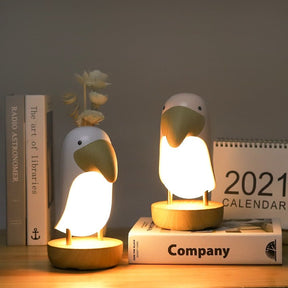 Lampe de Nuit LED avec Haut-Parleur - Veilleuse Dimmable et Musique Bluetooth
