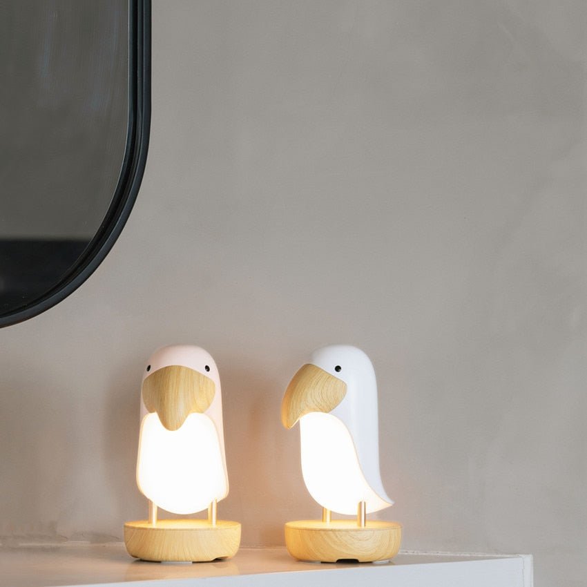 Lampe de Nuit LED avec Haut-Parleur - Veilleuse Dimmable et Musique Bluetooth