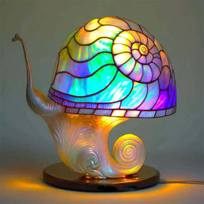 Lampe en Vitrail Colorée - Ambiance Apaisante et Magique
