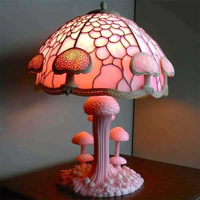 Lampe en Vitrail Colorée - Ambiance Apaisante et Magique