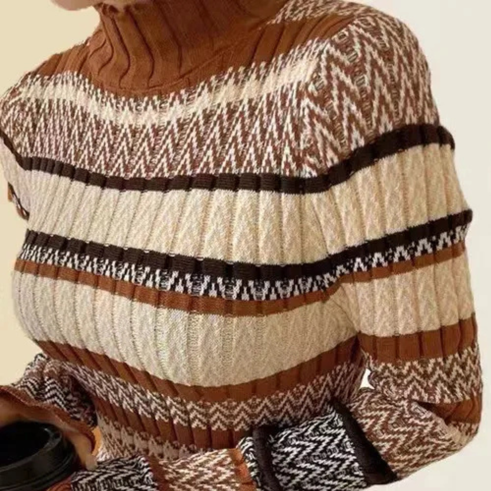 Robe Tricotée Femme - Confort et Style avec Coupe Flatteuse