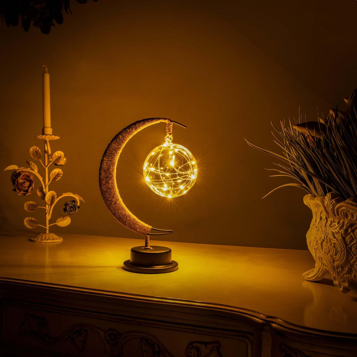 Lampe de Lune LED - Ambiance Apaisante et Magique