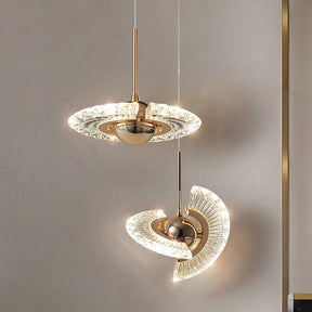 Suspension LED Moderne en Acrylique - Éclairage Élégant et Ambiance Chaleureuse
