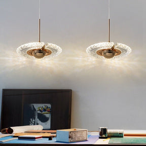 Suspension LED Moderne en Acrylique - Éclairage Élégant et Ambiance Chaleureuse