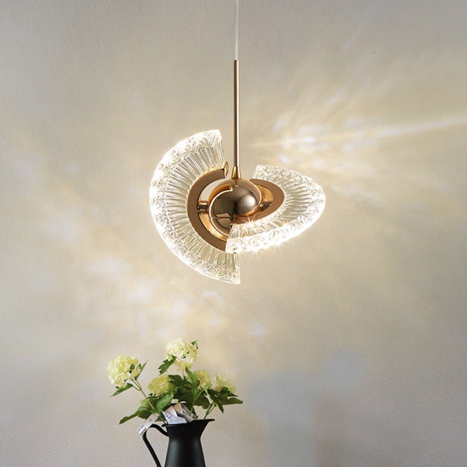 Suspension LED Moderne en Acrylique - Éclairage Élégant et Ambiance Chaleureuse