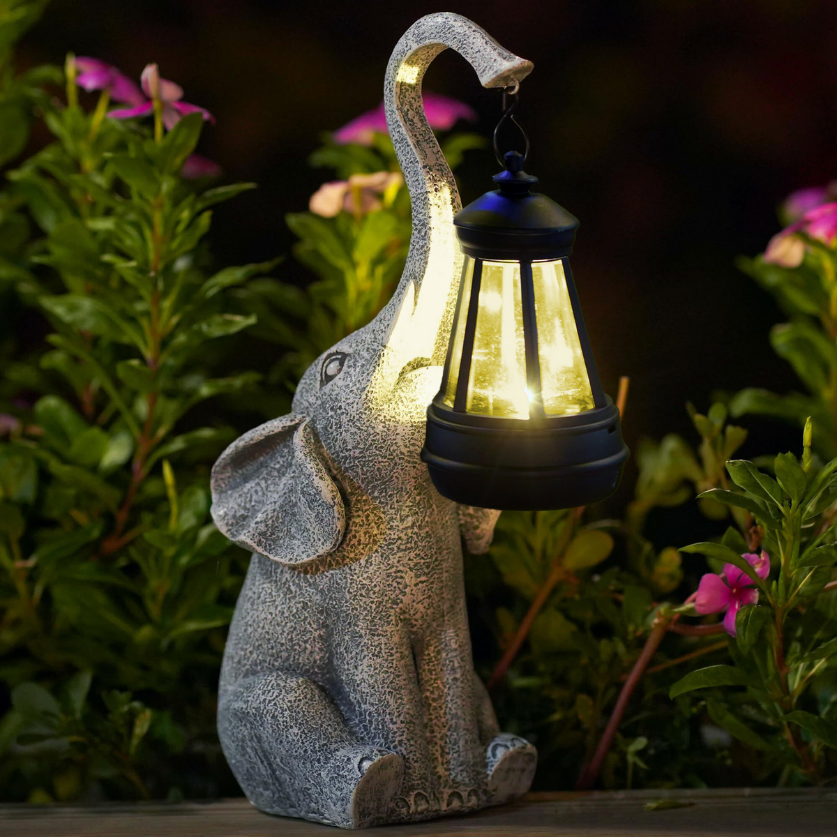 Lampe Solaire Élégante pour Jardin - Atmosphère Chaleureuse et Accueillante