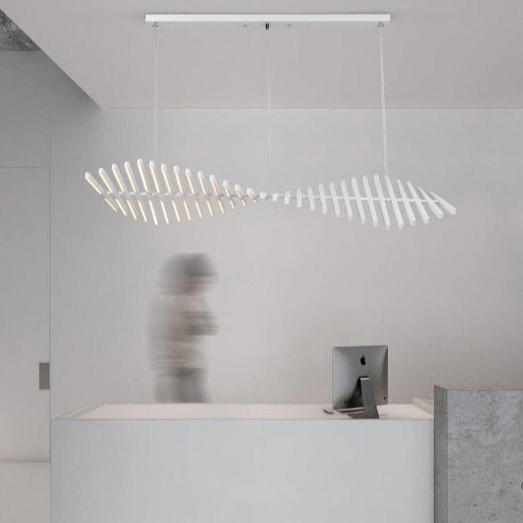 Lustre LED Moderne et Élégant - Ambiance Éblouissante avec Télécommande