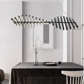 Lustre LED Moderne et Élégant - Ambiance Éblouissante avec Télécommande