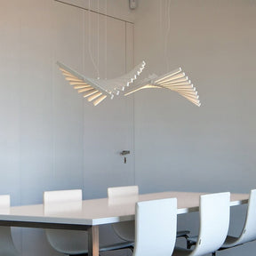 Lustre LED Moderne et Élégant - Ambiance Éblouissante avec Télécommande
