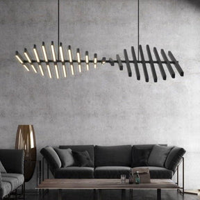 Lustre LED Moderne et Élégant - Ambiance Éblouissante avec Télécommande