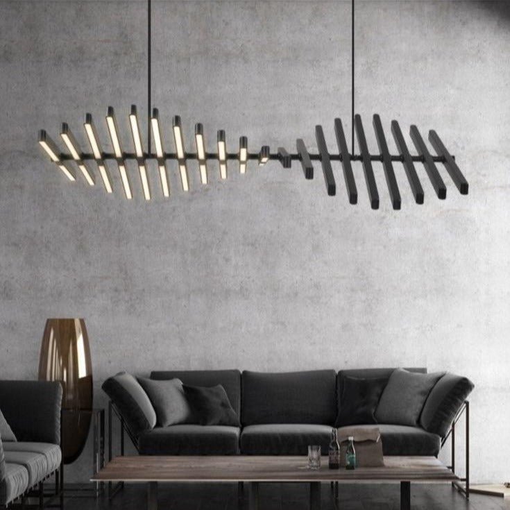 Lustre LED Moderne et Élégant - Ambiance Éblouissante avec Télécommande