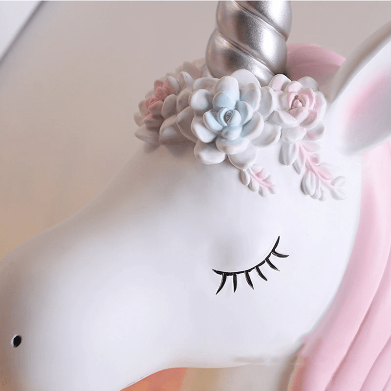 Applique Murale Licorne Enfant - Atmosphère Magique et Unique