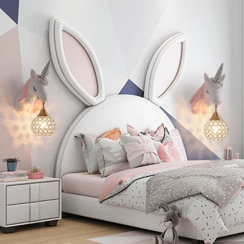 Applique Murale Licorne Enfant - Atmosphère Magique et Unique