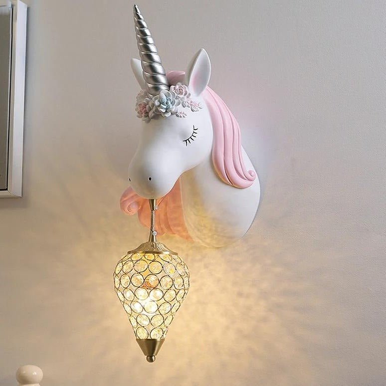 Applique Murale Licorne Enfant - Atmosphère Magique et Unique
