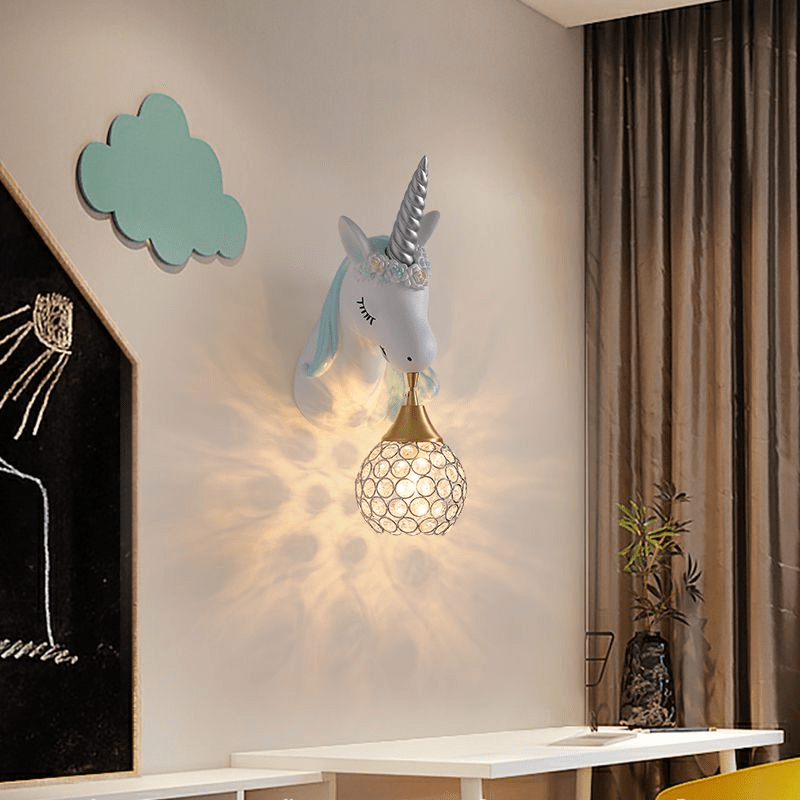 Applique Murale Licorne Enfant - Atmosphère Magique et Unique