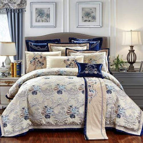 Literie en Coton-Satin Motif Oriental - Luxe Élégant et Confortable