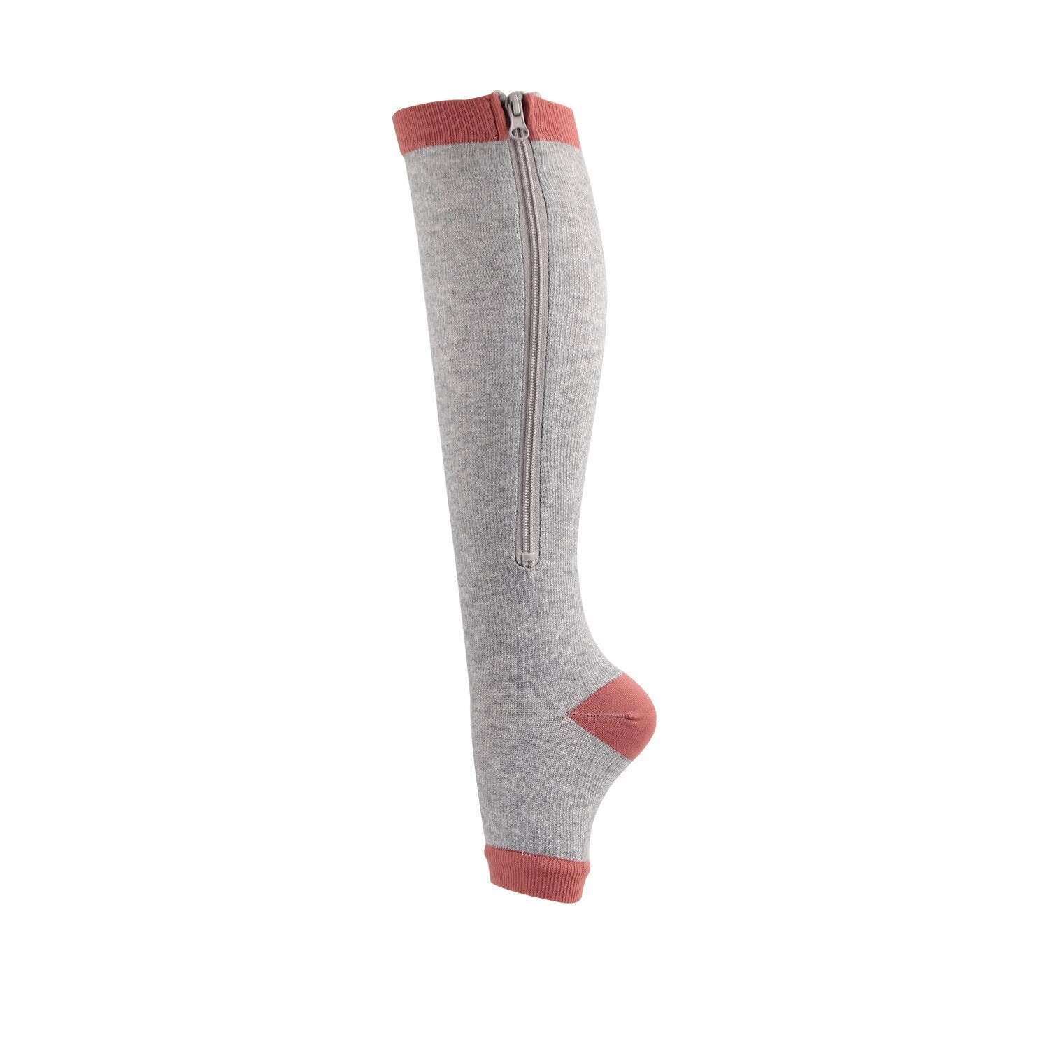 Bas de Compression à Fermeture Éclair - Améliore Circulation et Confort Optimal