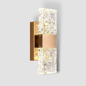 Applique Murale Minimaliste en Cristal - Luxe et Éclairage Ajustable pour Intérieur
