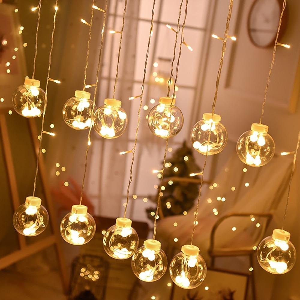 Luminaires Suspendus LED pour Extérieur - Ambiance Blanc Chaud et Multicolore