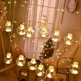 Luminaires Suspendus LED pour Extérieur - Ambiance Blanc Chaud et Multicolore