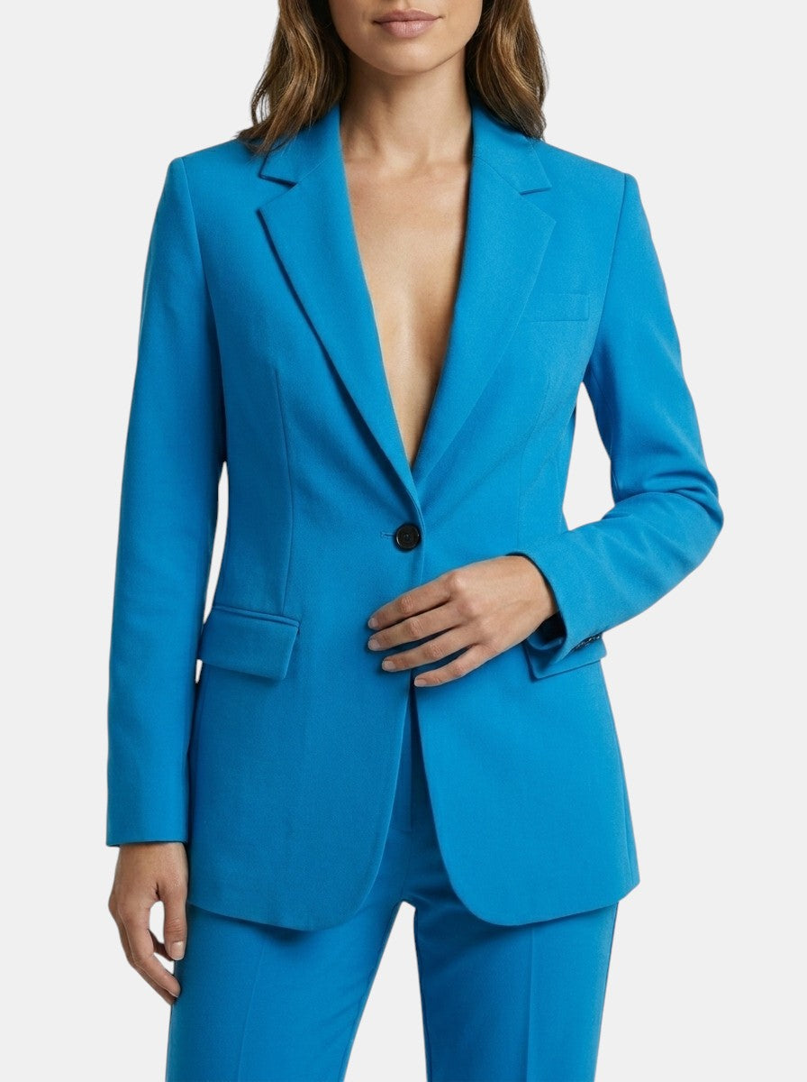 Costume blazer et pantalon large élégant chic pour femme toutes saisons