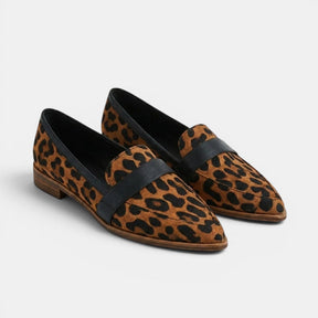 Mocassins cuir bout pointu sans lacets élégants été femme raffinés