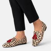 Mocassins en cuir ergonomiques sans lacets avec soutien orthopédique femme