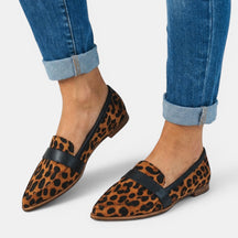 Mocassins cuir épurés semelle rembourrée confort quotidien femme