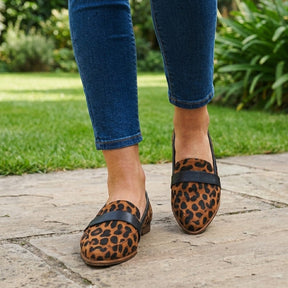 Mocassins cuir épurés semelle rembourrée confort quotidien femme